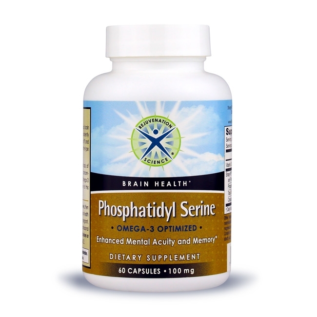 Phosphatidyl Serine - Omega-3 Optimized; Rejuvenation Science; 100 mg; 60 caps