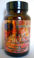 Alpha Lipoic Acid; Nat; 100 mg; 120 capsules
