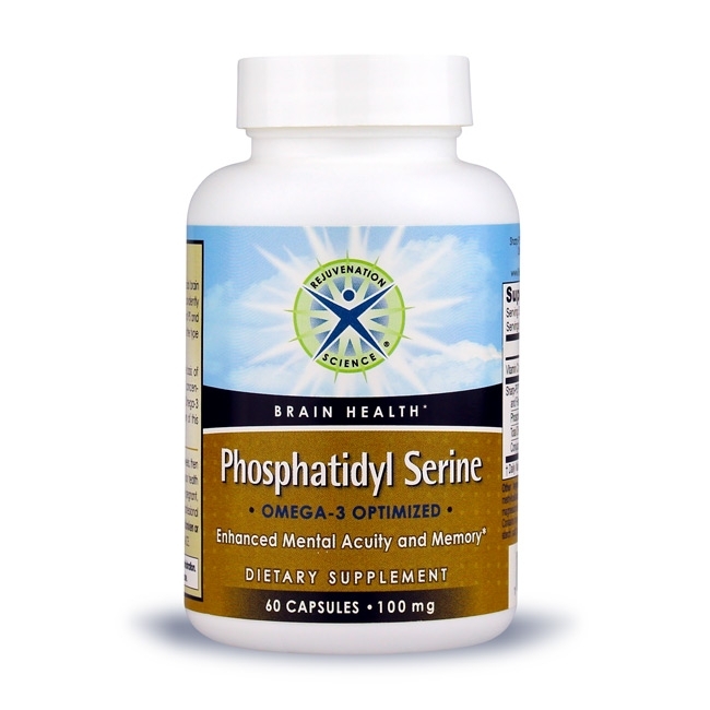 Phosphatidyl Serine - Omega-3 Optimized; Rejuvenation Science; 100 mg; 60 caps