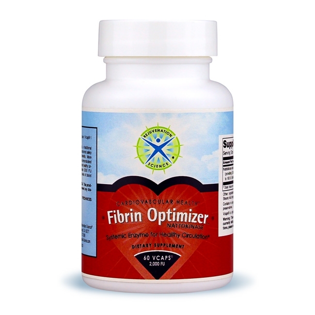 Fibrin Optimizer™ (Nattokinase); Rejuvenation Science; 2000 FU; 60 Vcaps