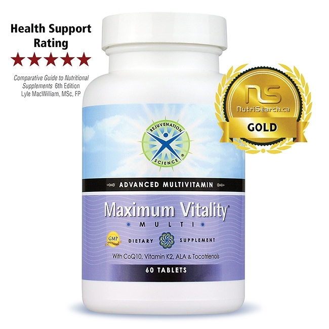 Maximum Vitality multi, only practitioner brand with 5-Star rating
